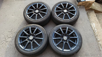 Tmavě šedá letní ALU kola 15" 5x100 Fabia, Ibiza, Polo - 2