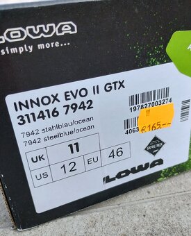 LOWA INNOX EVO II GTX 311416-7942 vel. UK11/46-levně - 2