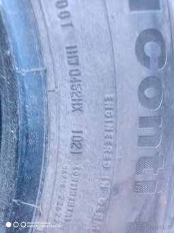 Pneumatiky Continental 265/70 R17,5 záběrové vzorek 11mm - 2