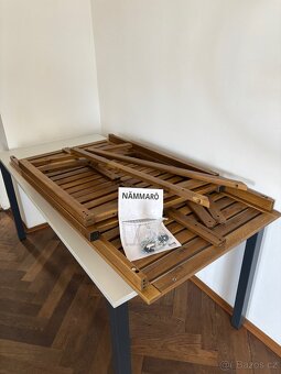 Nový zahradní stůl IKEA NÄMMARÖ 140x75cm - 2