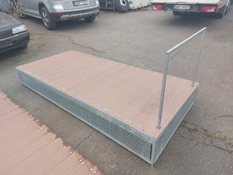 Konstrukce venkovní zahrádky 7,5 X 1,2m - 2