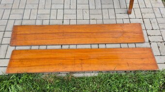 starožitná dřevěná venkovská postel antik selská ?? - 2