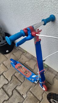 Koloběžka Spiderman věkově pro 4-6let - 2