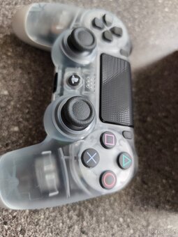 PS4 DUALSHOCK OVLADAČ CRYSTAL ROZBALENO ZÁRUKA - 2