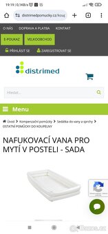 Nafukovací vana do postele pro dospělé.Nepoužitá.Plzeň - 2