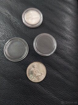 Dvě stříbrné pamětní mince Jan Kupecký a Mariánské lázně - 2