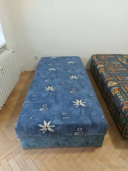 Jednolůžková postel s úložným prostorem - 2 kusy - 2