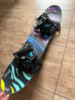 Dětský snowboard Burton 80 vč.vázání - 2