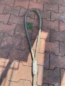 Ocelové lano s oky 6 m - 2