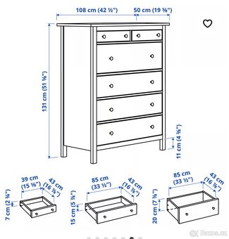 Komoda 108 x 131 cm - 2