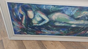 Starý obraz na plátně - 2