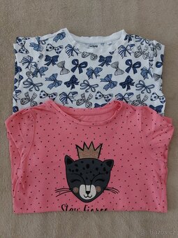 Trička s dlouhým rukávem 7ks - 2