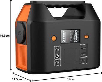 SinKeu Přenosná nabíjecí stanice 99 Wh, 150W, 27000mAh - 2