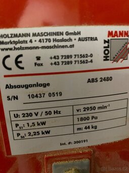 Odsávání / odtah - Holzman ABS 2480 - 230V - 2