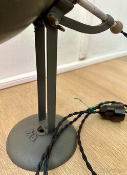 Stará INDUSTRIÁLNÍ lampa BAG polohovací FUNKČNÍ - 2