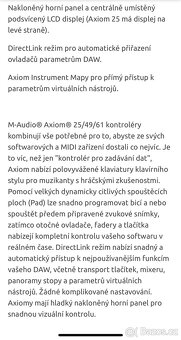 M-audio midi klávesy - 2