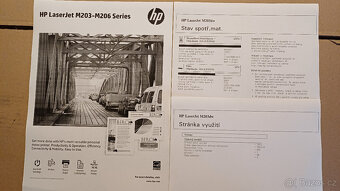 HP Laserjet M203DN | Duplex|LAN | najeto 19tis.|90% válec a - 2
