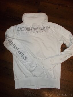 KRÁSNÁ BUNDO MIKINA NA ZIP ARMANI V. DĚTSKÁ M /164/XS TOP - 2