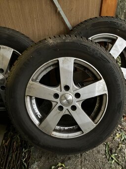 4x al kola 5x112 15 + pneu zimní 195/65 R15H - 2
