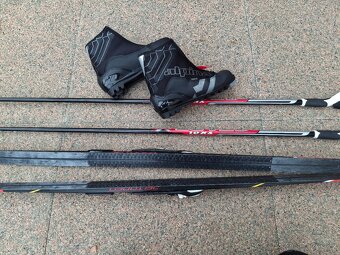 Dětské běžky 150cm, boty 38, hůlky 125cm - set - 2