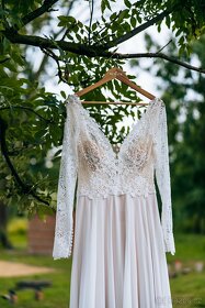 Svatební šaty Famosa champagne - 2