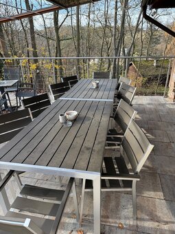 Zahradní stoly + židle - 2