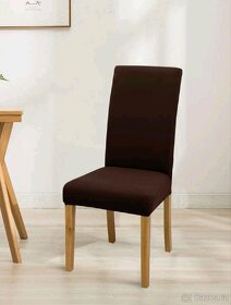 Bavlněný běhoun na stůl+šest napínacích potahů na židle - 2