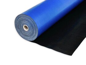 PE plachtovina v roli modrá / černá Kataro - 2