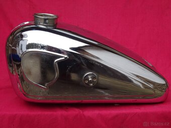 NSU 201/251 - chromovaná nádrž + víčko - 2