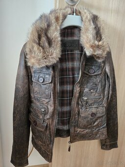 Dámská značková Kožená bunda - 2