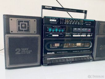 Radiomagnetofon Philips D 8478, rok 1988 - 2