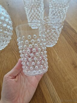 Klimchi Hobnail džbán a 4 sklenice - 2