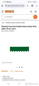 Plastový obrubník garden - 2