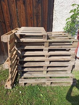 Dřevo, palety, fošny, části palet na spálení - 2