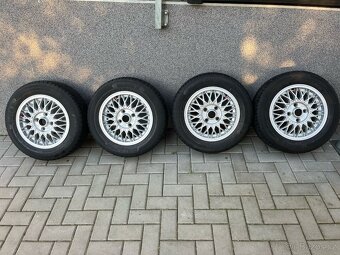 BBS 14" 4x108 Audi 80/90 - zánovní pneu - 2