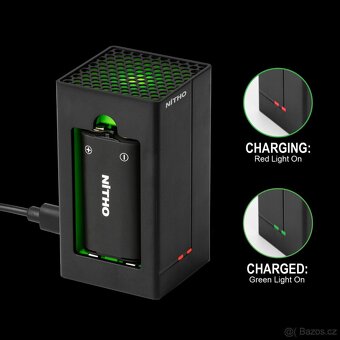 Nabíjecí stanice pro 2 baterie kompatibilní s Xbox® X/S - 2