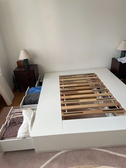 NORDLI Rám postele s úložnými díly - 2
