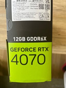 MSI Geforce RTX 4070 - 2