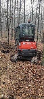 pujcovna-pronajem minibagru Kubota 2.4 tuny 3+ příslušen - 2