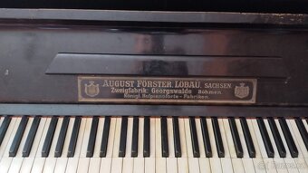 Klavír - August forster lobau sachsen - 2
