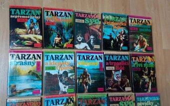 22 knih Tarzan, jako nové - 2