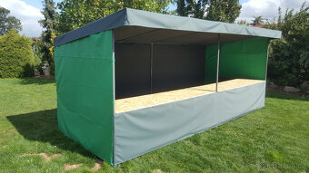Prodejní stánek 200x400cm kompletní - 2