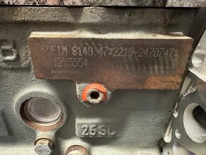 Prodáme repasovaný motor Iveco - Fiat 2,5 TDI - 2