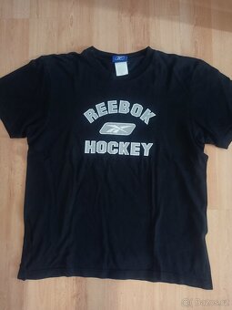 Pánské černé tričko zn. Reebok hockey, vel. M - 2