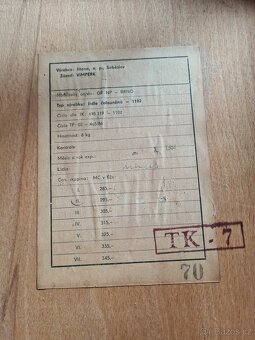 Retro židle top stav čalouněná - 2