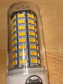 Žárovky E14 úzký závit - 72 LED diod - 2