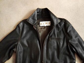 KOŽENÁ BUNDA PÁNSKÁ KOCMAN, VEL.54, PRAVÁ KŮŽE, VYČIŠTĚNÁ - 2