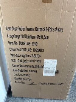 Ohrádka pro menší zvířata 8-stranná - 2