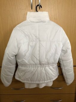 Bílá zimní bunda, TOP STAV, vel.M, zn.Bonprix - 2