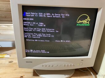 RETRO INTEL PENTIUM 75Mhz, 8 MB RAM, 1MB VGA, 60GB HDD, - 2